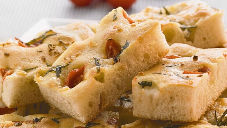 Liguriens Gerichte: Focaccia